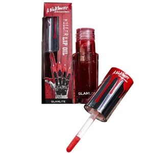 A Nightmare On Elm Street Killer Lip Oil Blood Red Sheer High Shine Hydrates NIB